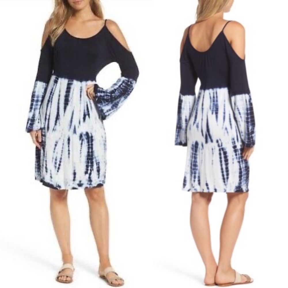 Felicity & Coco Cold Shoulder Dress